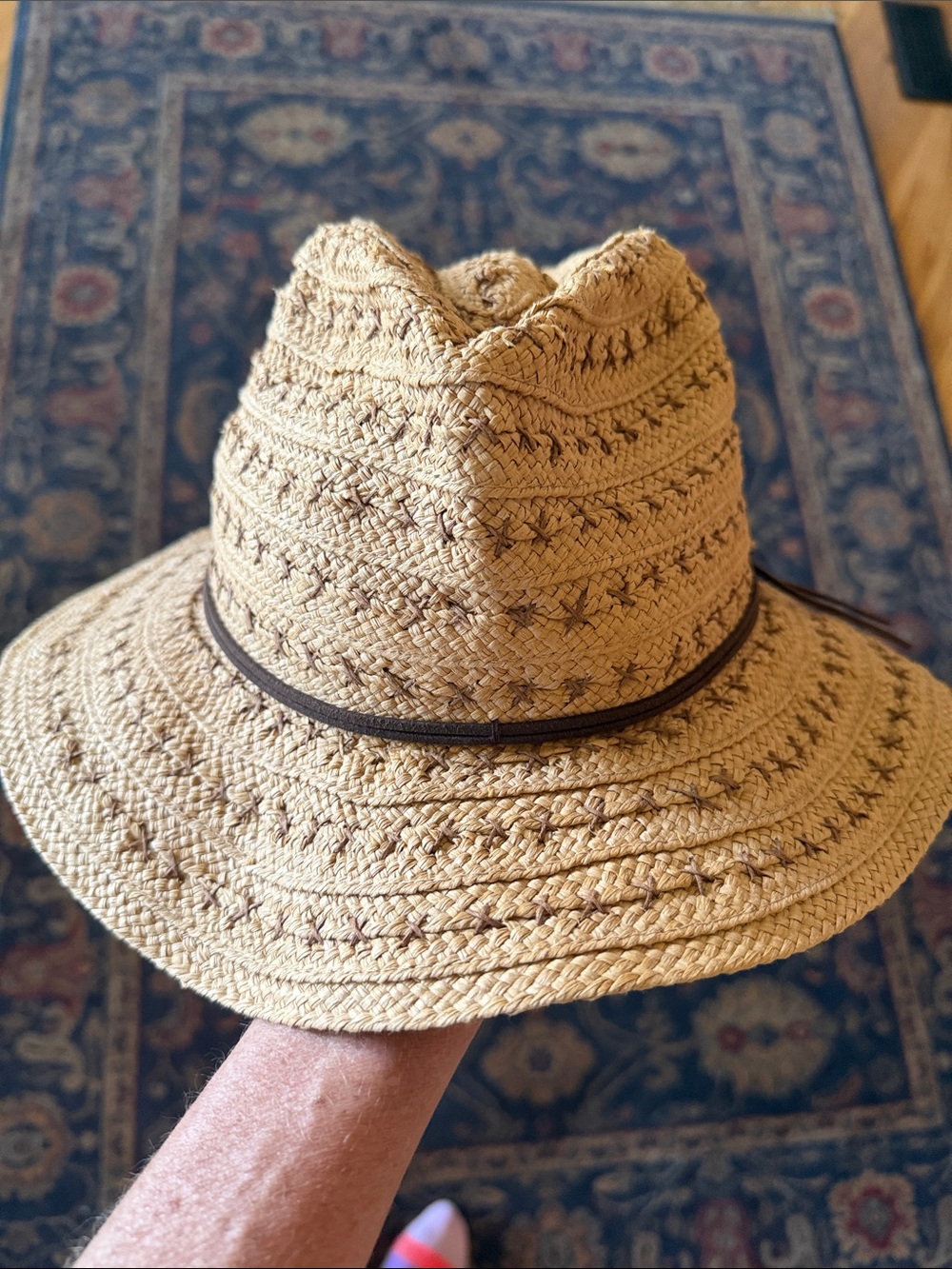 Roxy Straw Sun Hat - Natural Beige